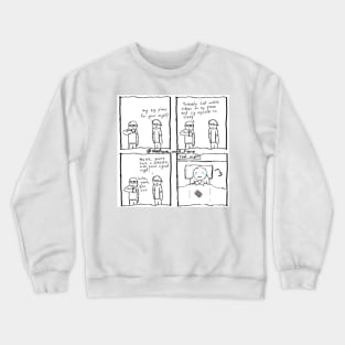 cry to sleep Crewneck Sweatshirt